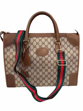 GUCCI SUPREME CANVAS LRG TOTE UNBRANDED STRAP
